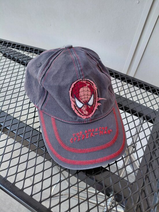 Spiderman Other - 2008 Spider-Man Hat Marvel Youth Adjustable Cap Y2K 2000s Vintage 100% Cotton